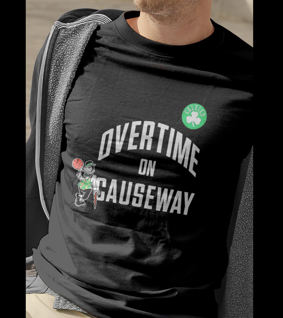 Boston Celtics Overtime On Causeway NBA Team T-Shirt