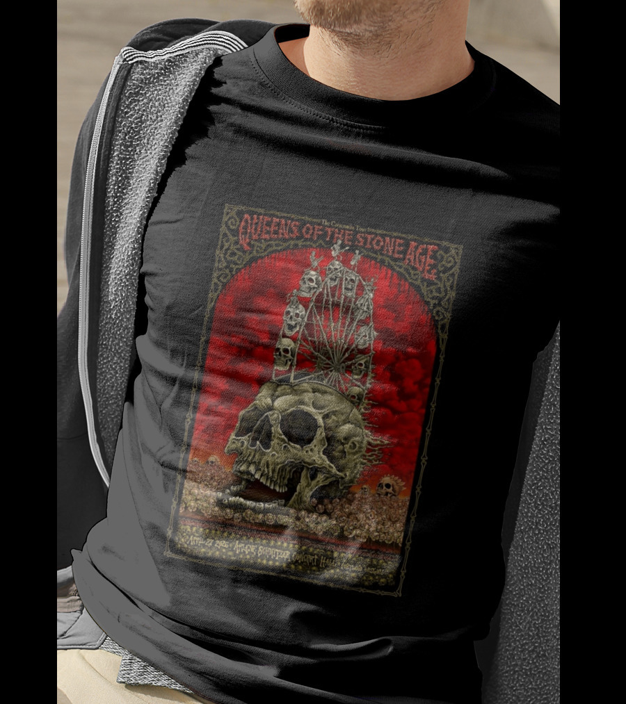 Queens Of The Stone Age The Catacombs Tour Arlene Schnitzer Concert Hall Portland April 27 2026 T-Shirt