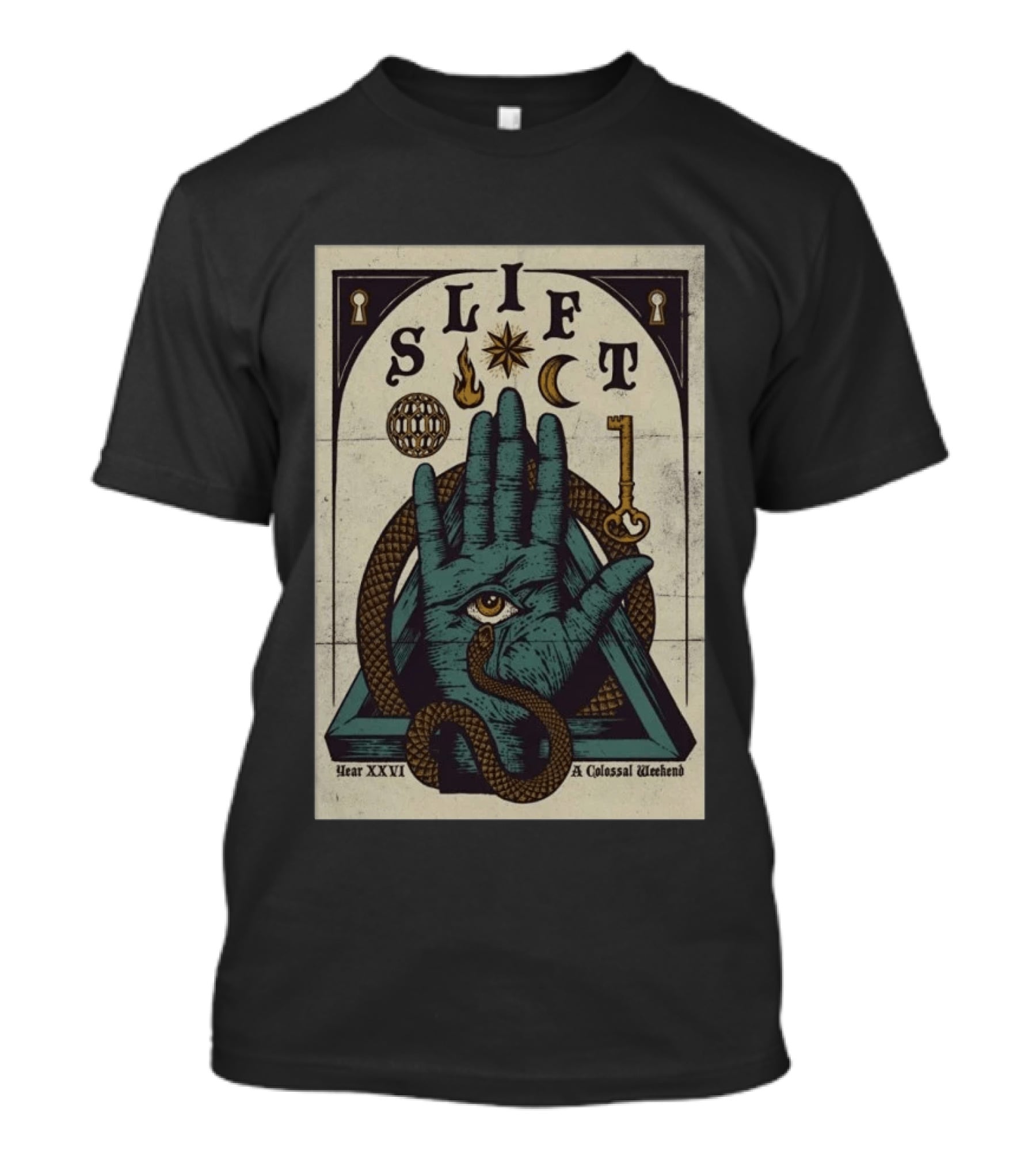 Slift Year XXVI A Colossal Weekend Key T-Shirt