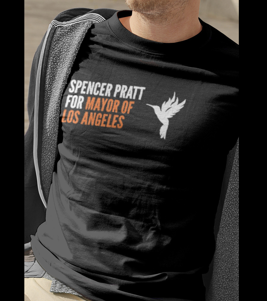 Spencer Pratt For Mayor Of Los Angeles 2026 Hummingbird T-Shirt
