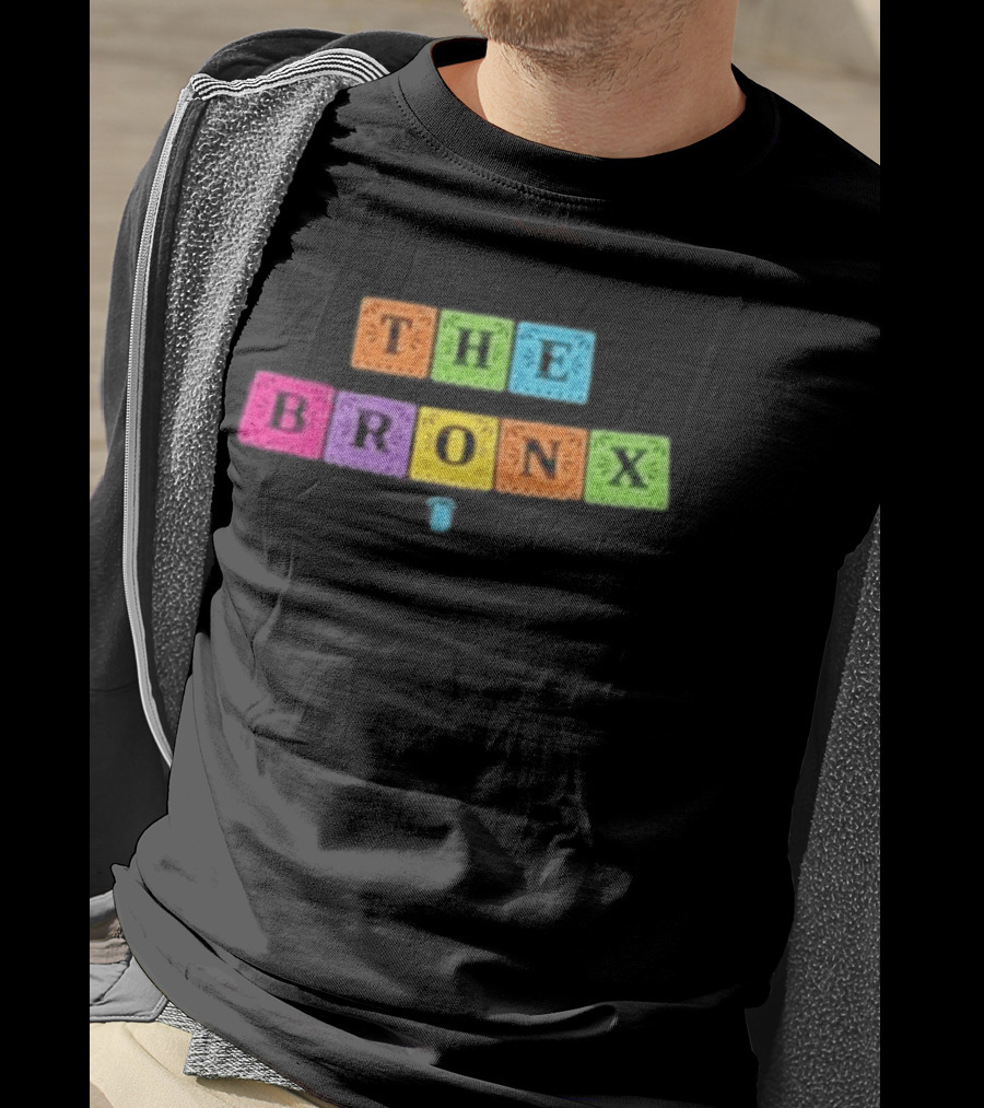 The Bronx Cinco De Mayo Exclusive Enzyme Colorful Block Letters T-Shirt