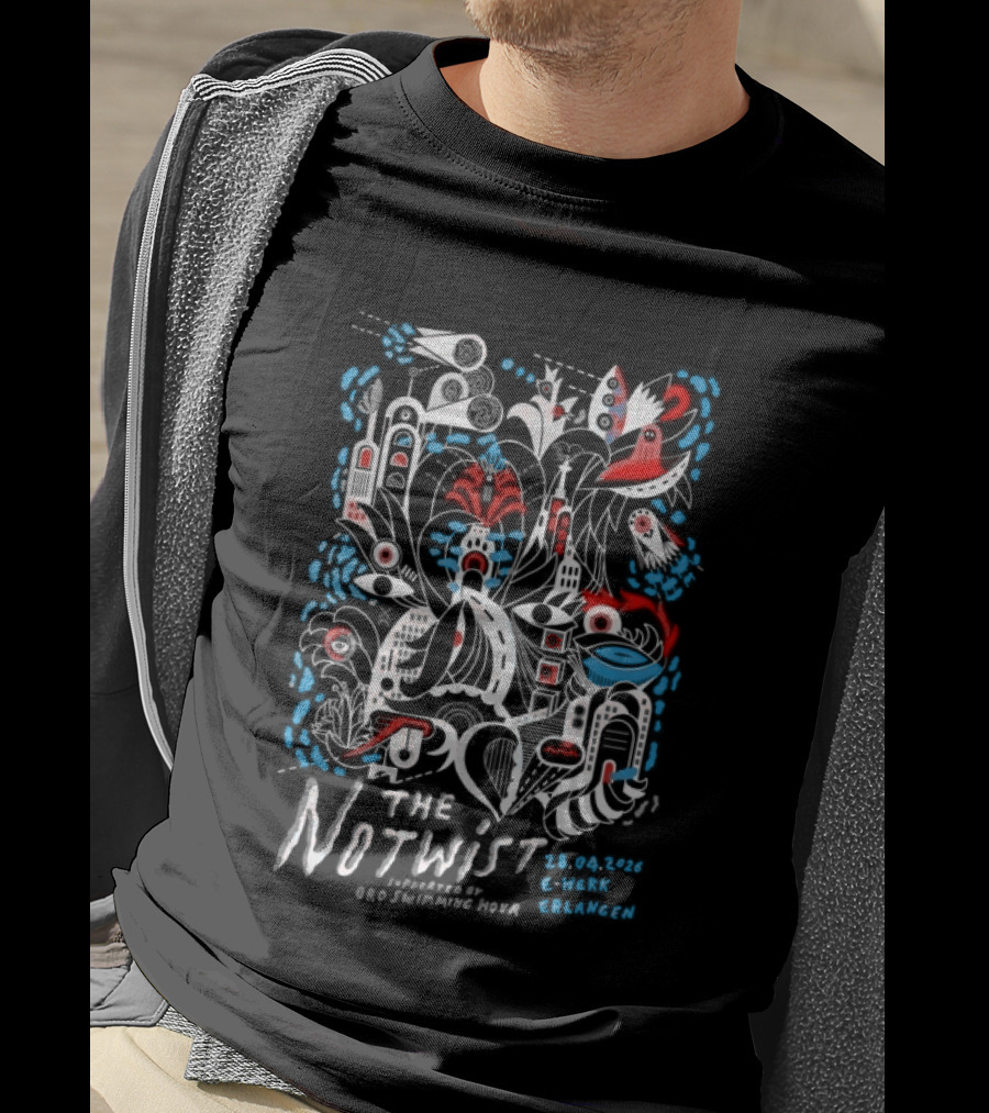 The Notwist April 28 2026 Erlangen Germany Blossoms And Architecture T-Shirt
