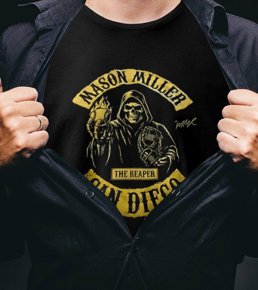 Mason Miller The Reaper San Diego Padres T-Shirt