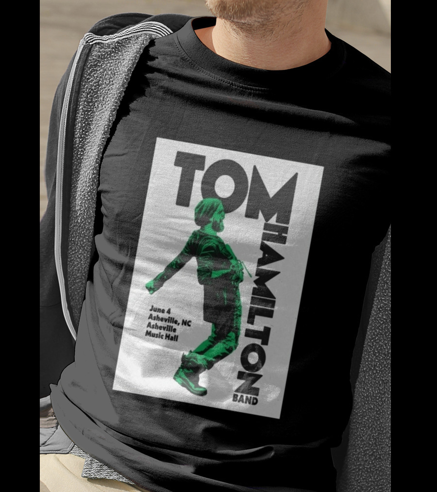 Tom Hamilton Band Asheville NC June 4 Asheville Music Hall T-Shirt