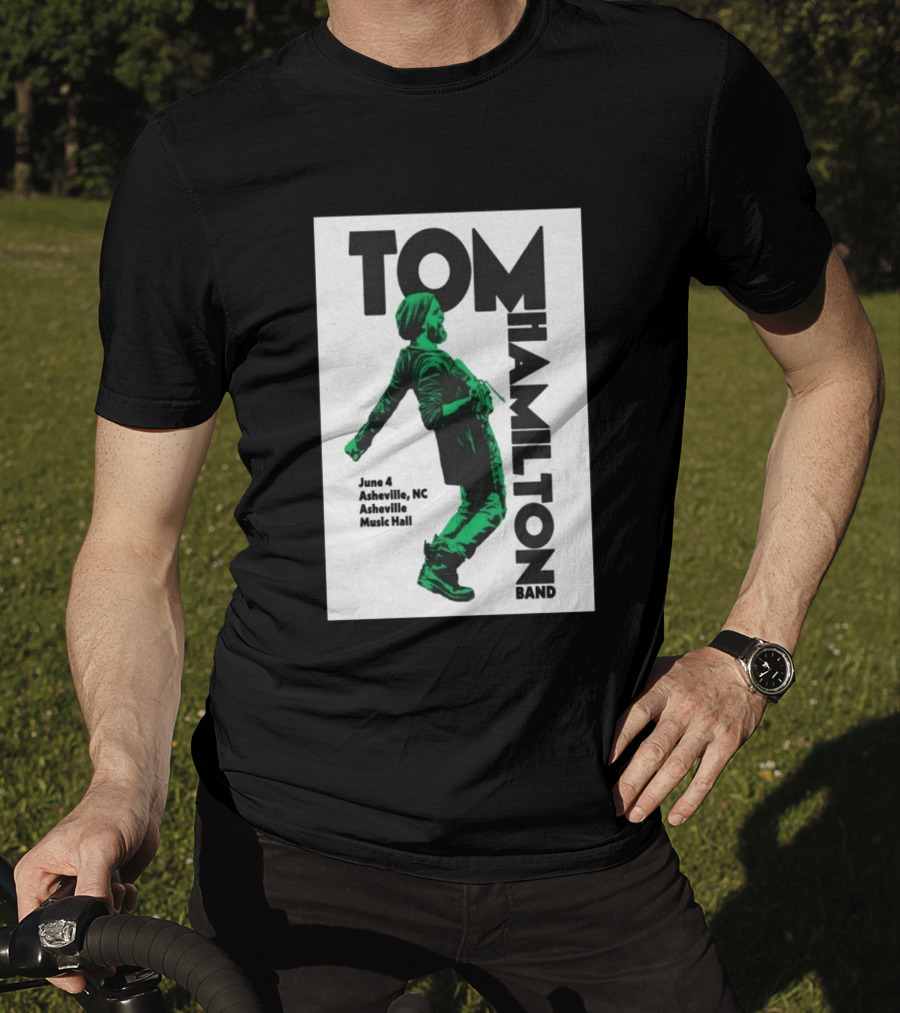 Tom Hamilton Band Asheville NC June 4 Asheville Music Hall T-Shirt