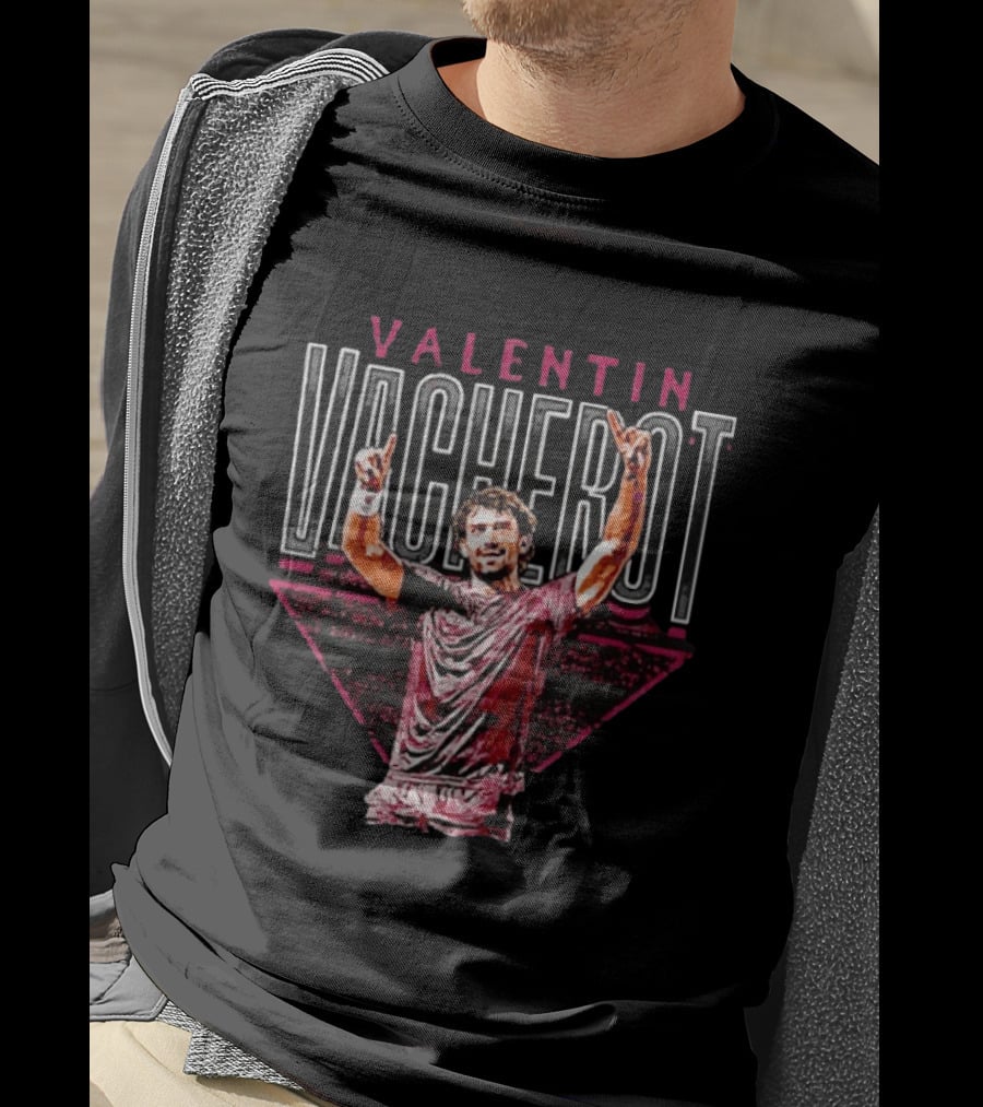 Valentin Vacherot Tennis Player Celebration T-Shirt