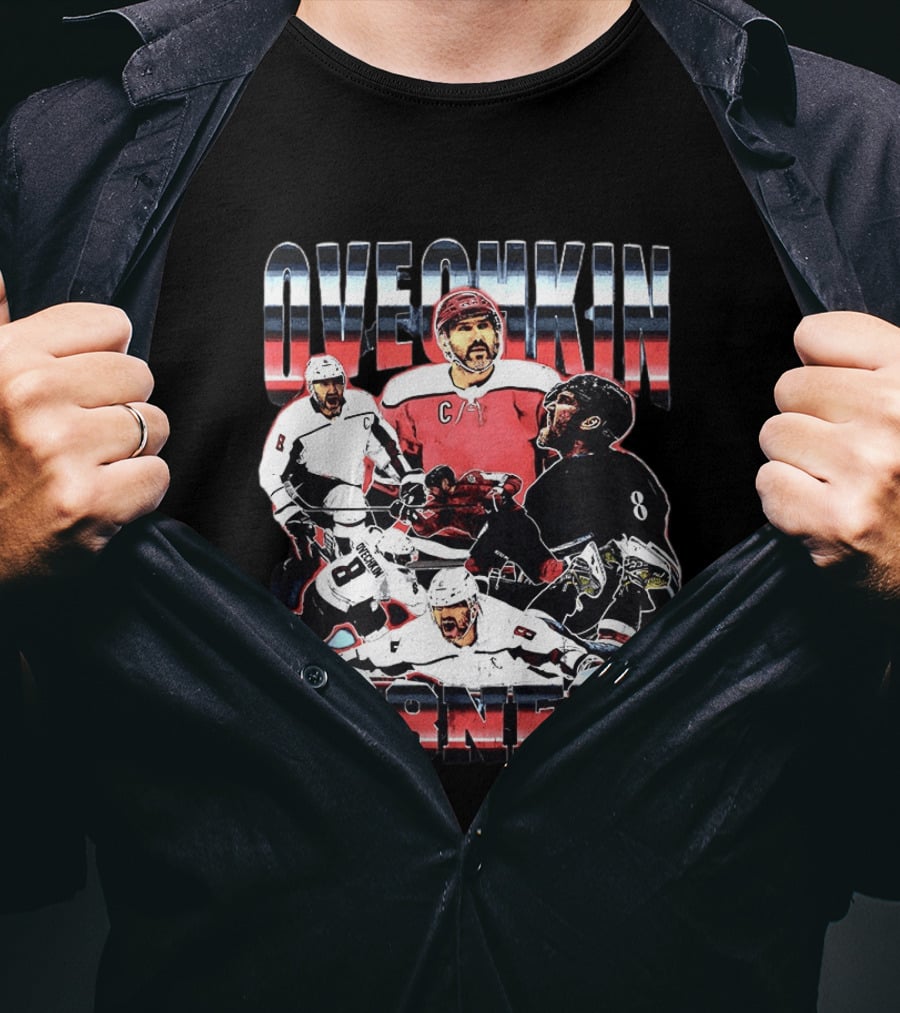 Ovechkin Greatness Washington Capitals Hockey C Captain Number 8 T-Shirt