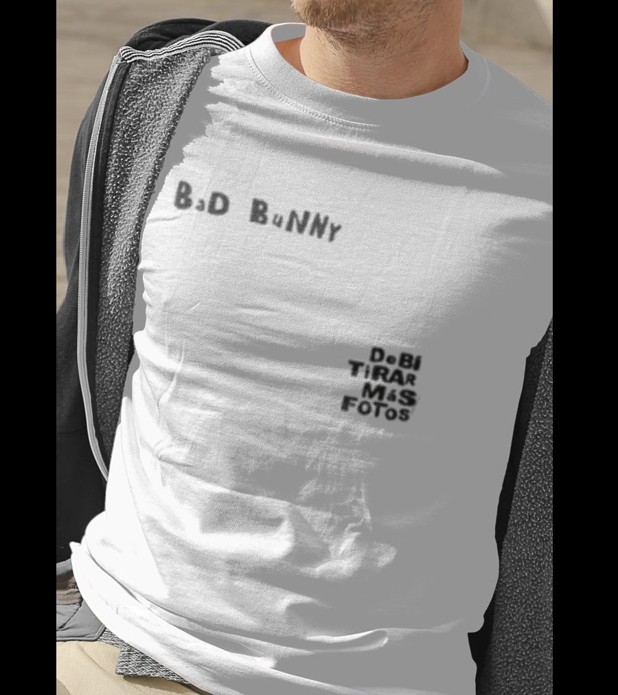 Bad Bunny Vamos A Ver Si Es Velda De Ni Tira Mas Fotos T-Shirt