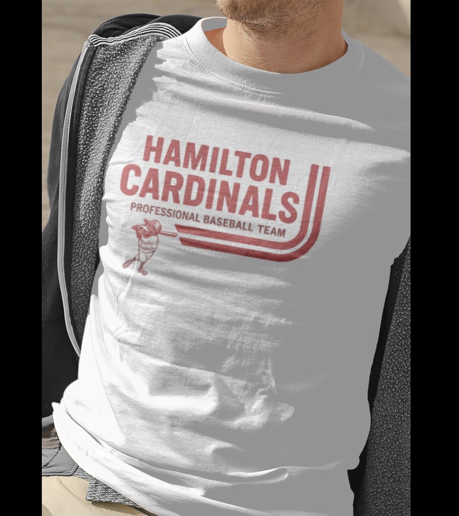 Hamilton Cardinals Professional Baseball Team Red T-Shirt