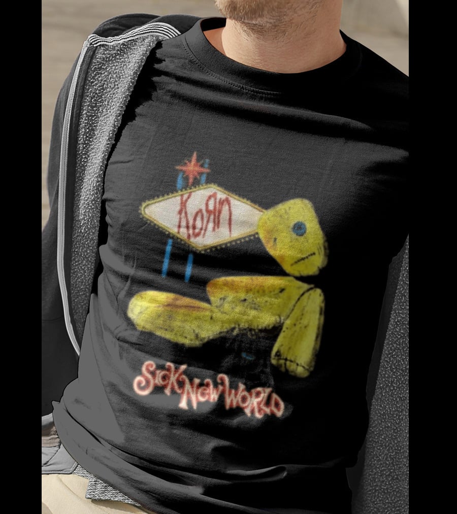Korn Sick New World 2026 Las Vegas Voodoo Doll April 25 Event T-Shirt