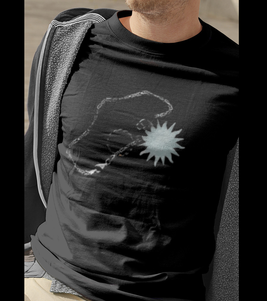 Loathe Necklace Smoke Spiral And Starburst T-Shirt