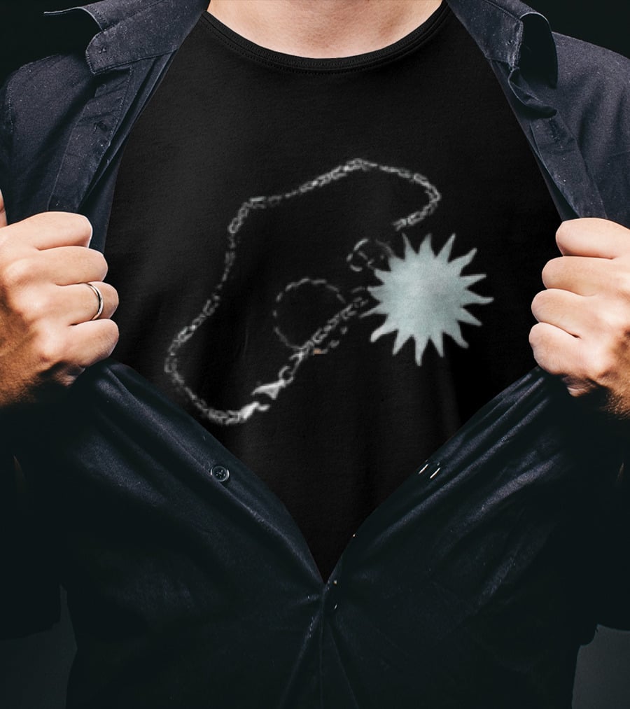 Loathe Necklace Smoke Spiral And Starburst T-Shirt