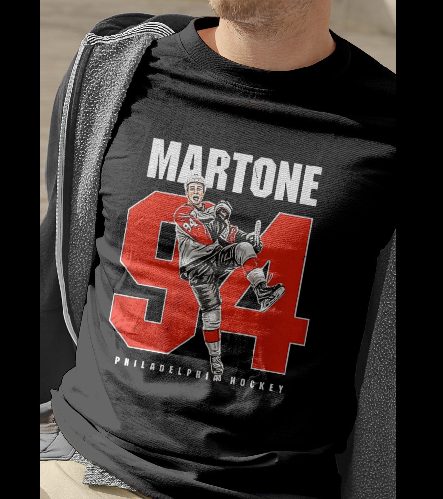 Martone 94 Philadelphia Hockey Player Flyers NHL T-Shirt