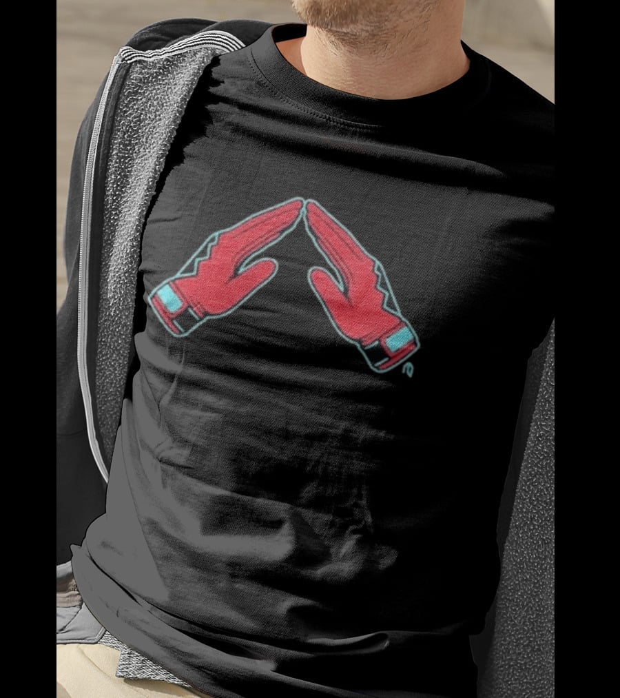 Arizona Diamondbacks Red Glove Gesture T-Shirt
