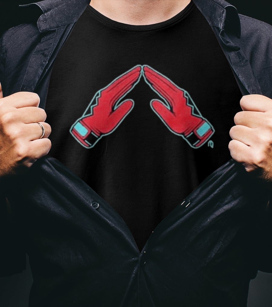Arizona Diamondbacks Red Glove Gesture T-Shirt