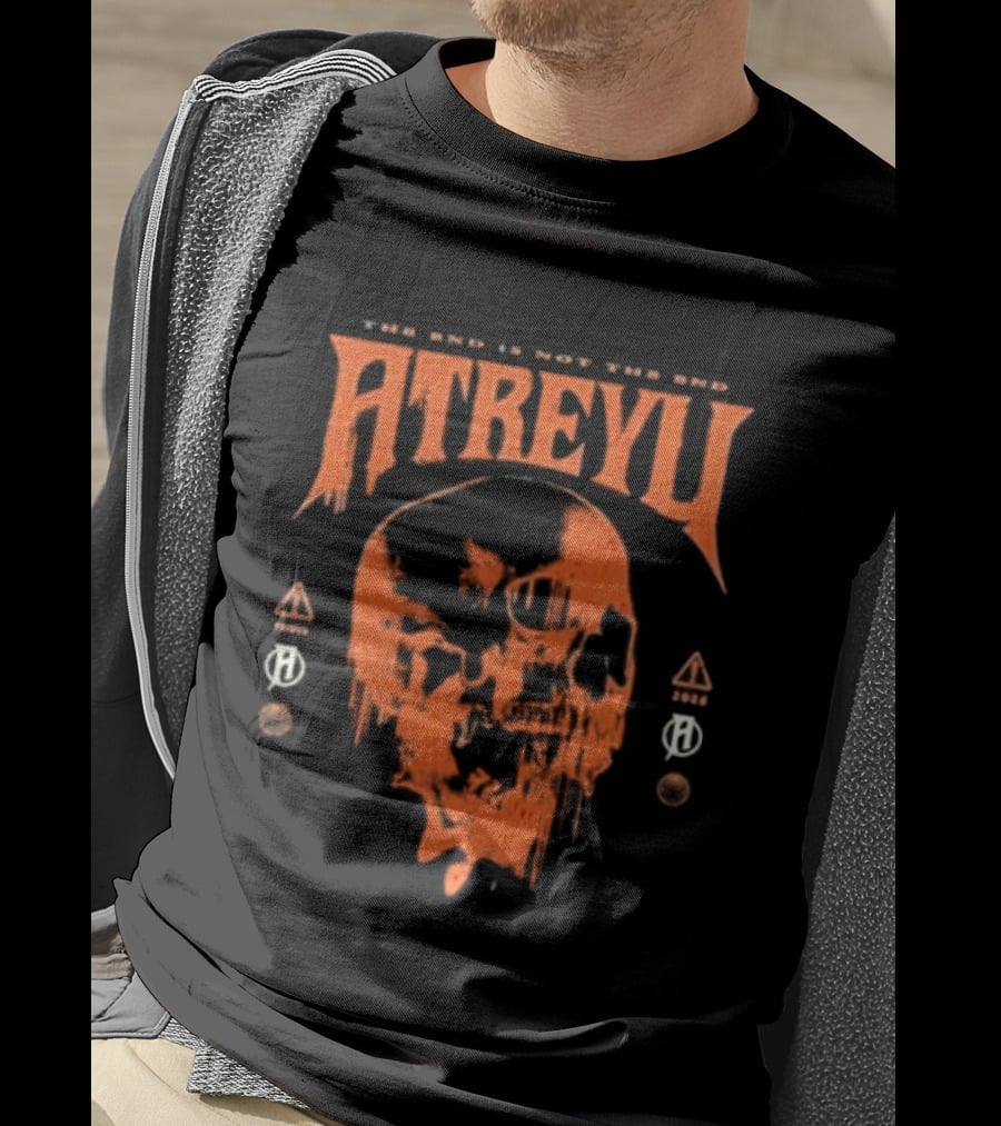Atreyu Melting Skull The End Is Not The End T-Shirt