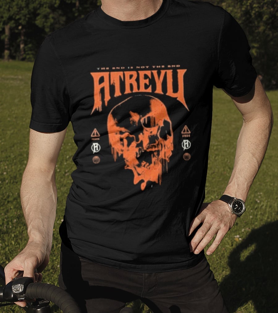 Atreyu Melting Skull The End Is Not The End T-Shirt