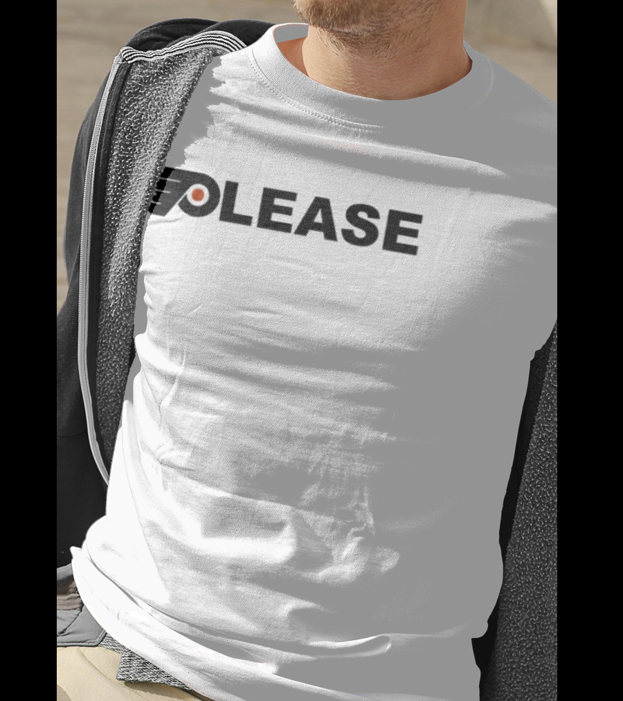 NHL Philadelphia Flyers Hockey Winged Eye Logo Parody Please T-Shirt