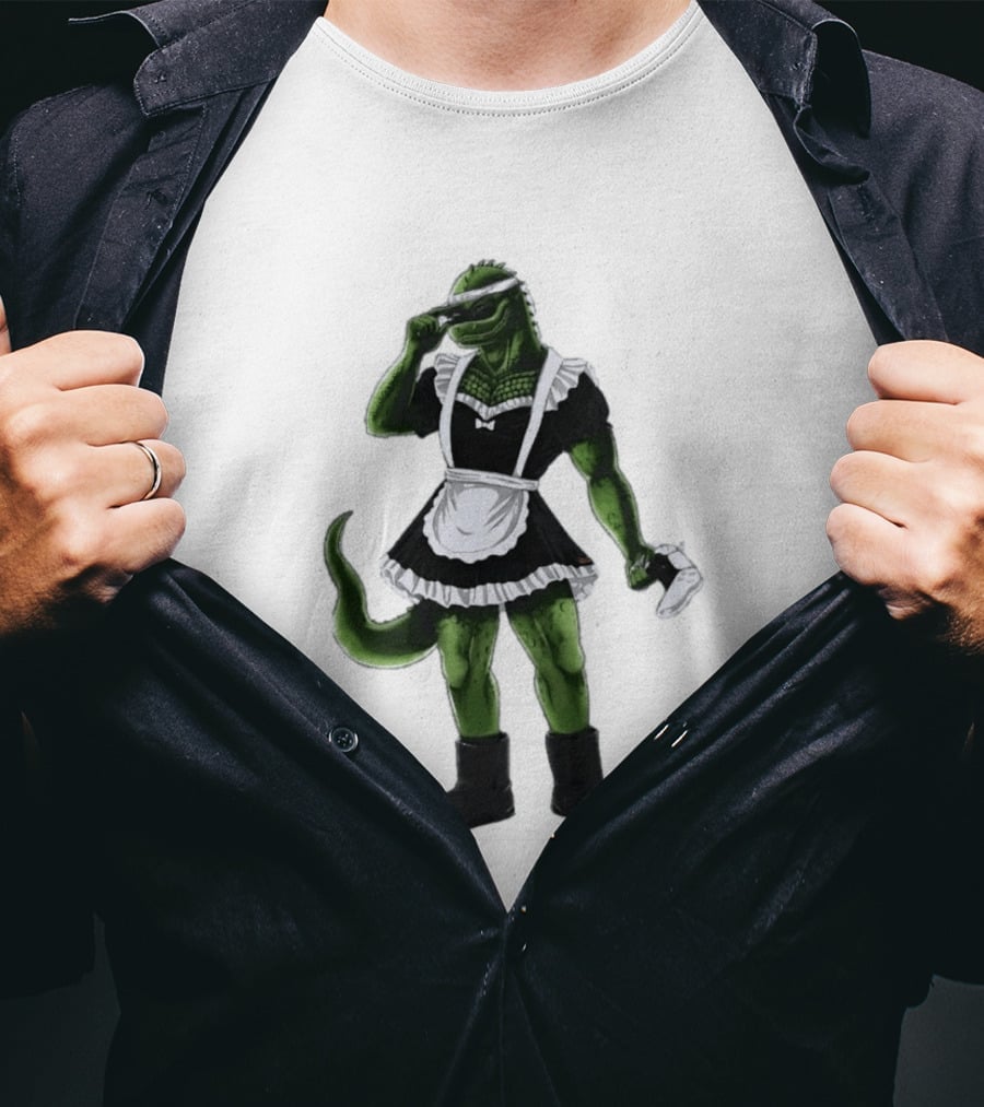 King Kreas Lizard Maid Cosplay Unique Fantasy T-Shirt