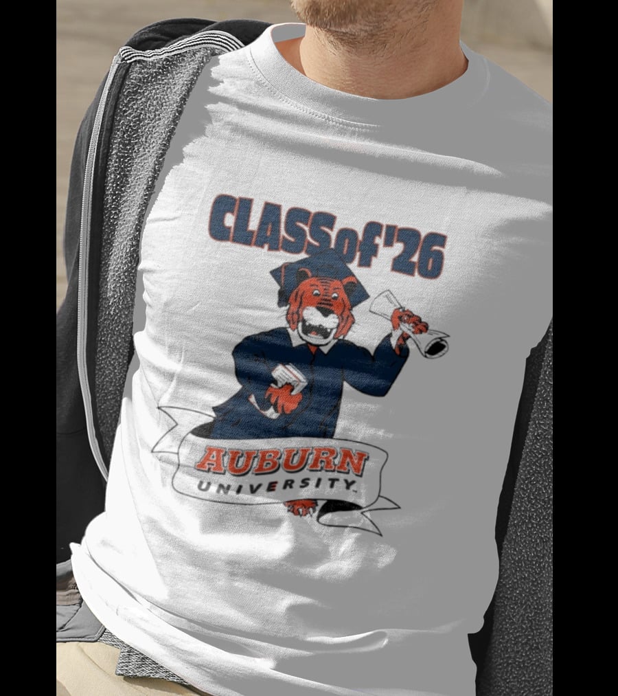Auburn University Class Of 2026 Tiger Graduation T-Shirt