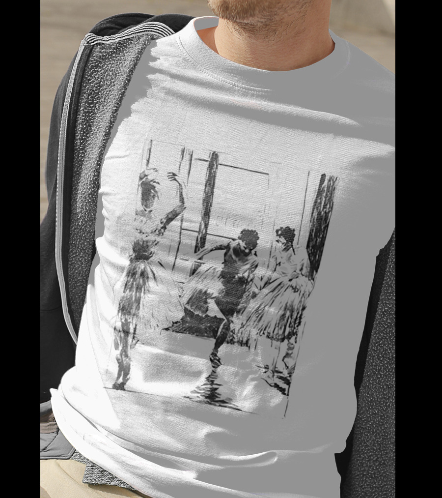 Ballet Dancers Sketch Dance Movements In Tutu Outfits T-Shirt