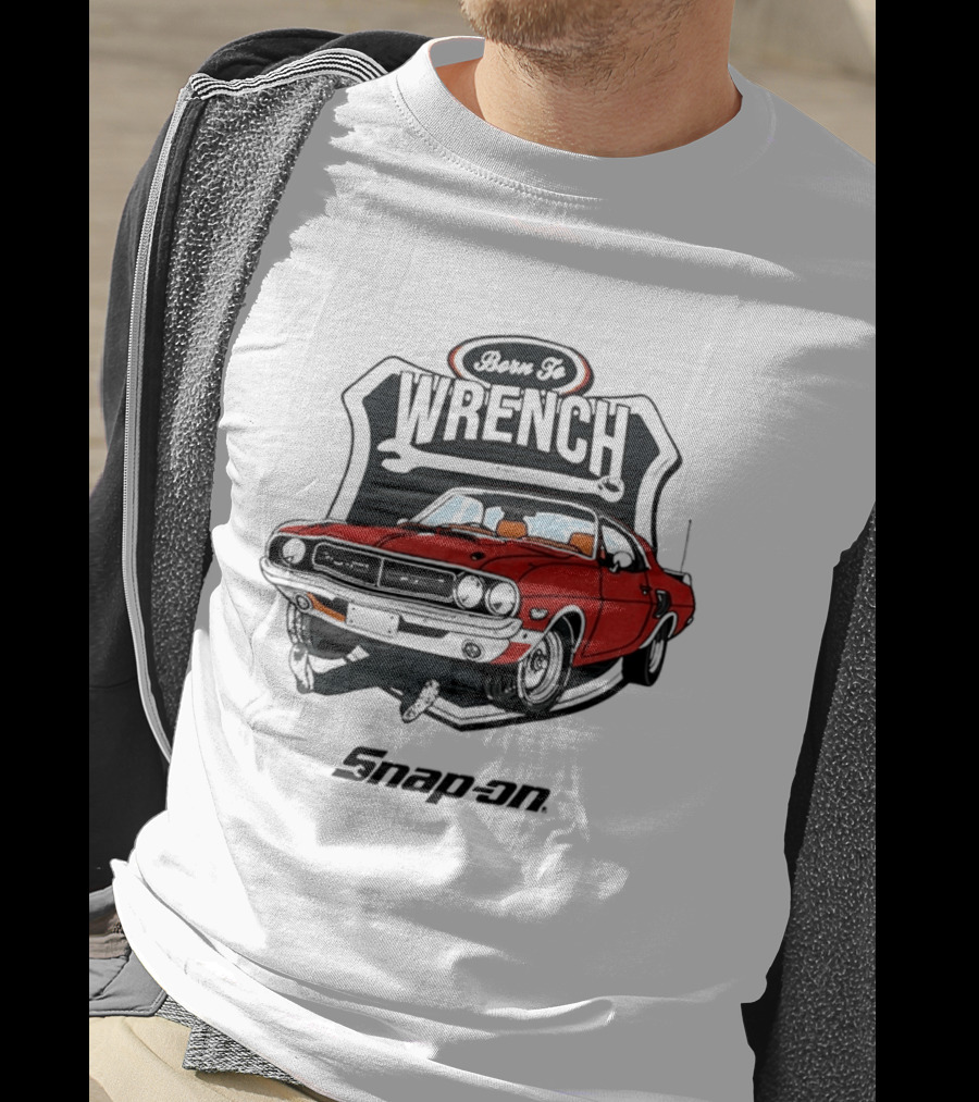 Born To Wrench Snap On Classic Muscle Car Maintenance T-Shirt