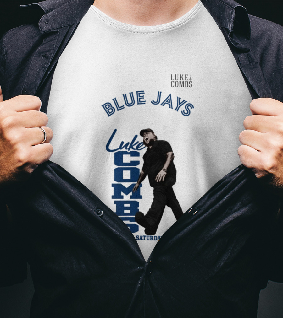 Blue Jays Luke Combs Saturday Night Toronto 2026 Tour Concert T-Shirt