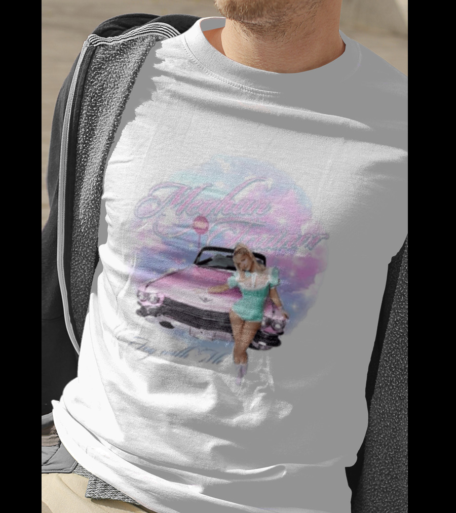 Meghan Trainor 50s Style Pink Car Toy With Me T-Shirt