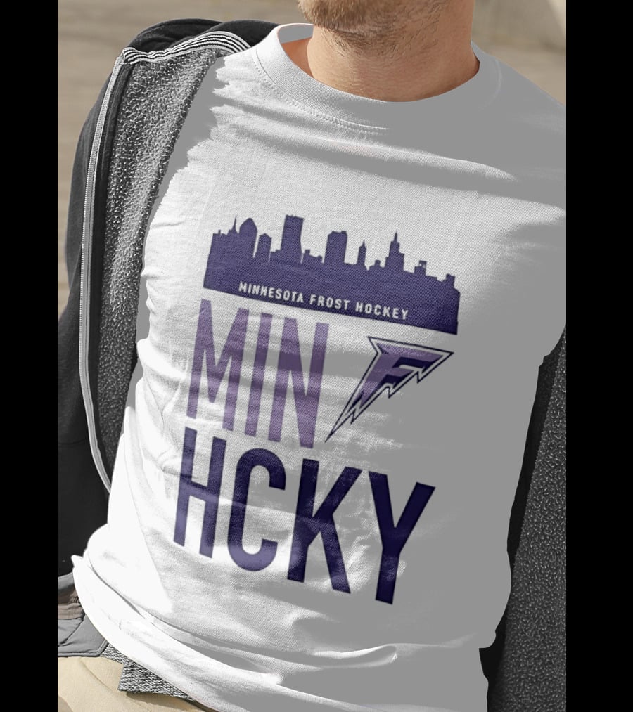 Minnesota Frost Hockey Skyline MVP MIN HCKY F T-Shirt