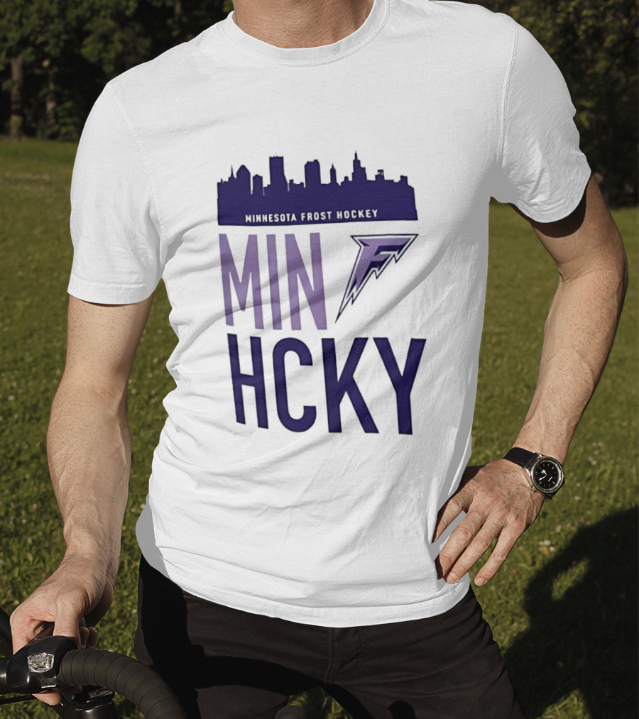 Minnesota Frost Hockey Skyline MVP MIN HCKY F T-Shirt