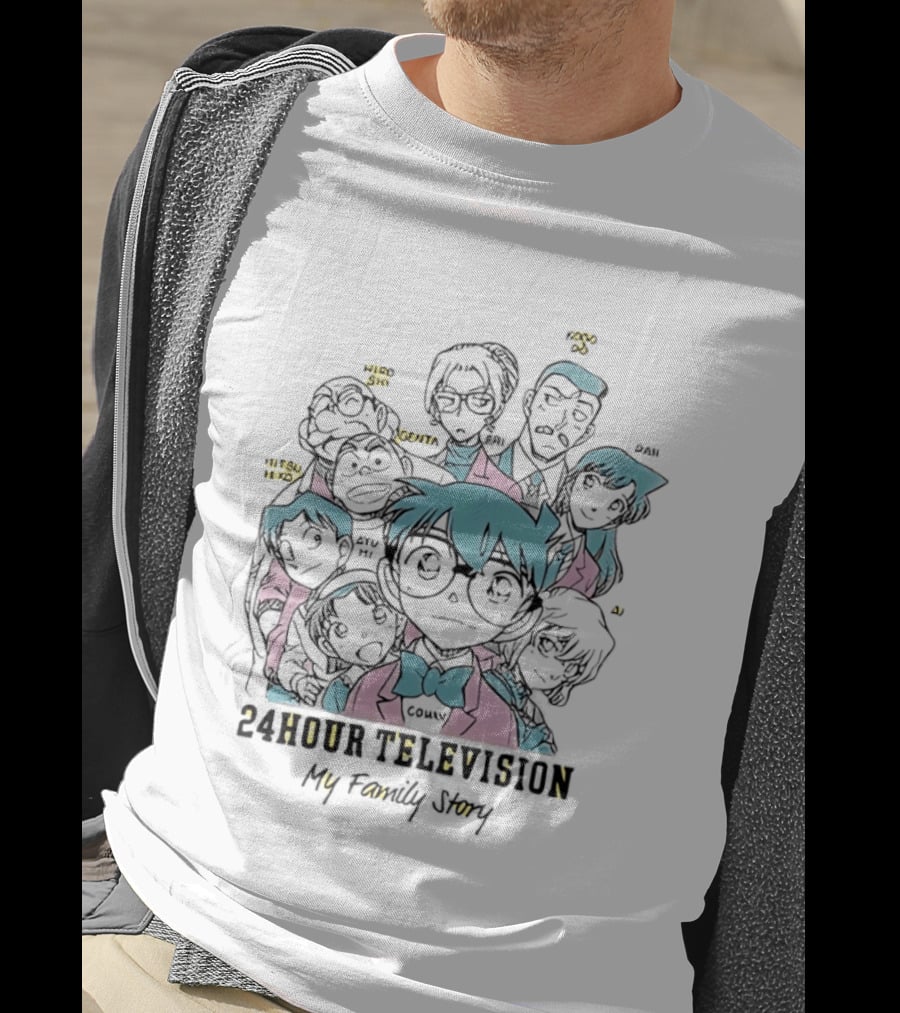 24hour Television Conan Edogawa My Family Story T-Shirt
