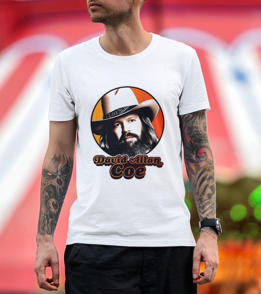 David Allan Coe Memories Legend RIP Cowboy Hat T-Shirt
