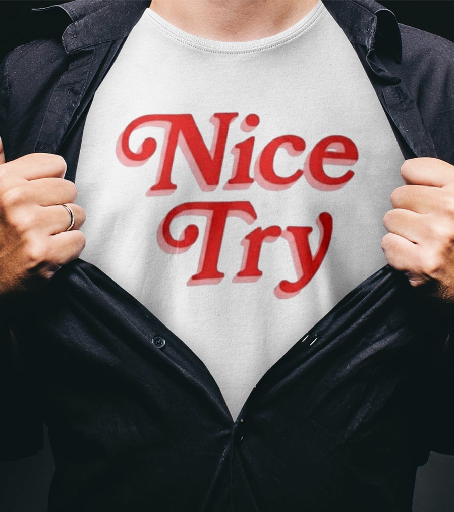 Nice Try Rose Burnout T-Shirt