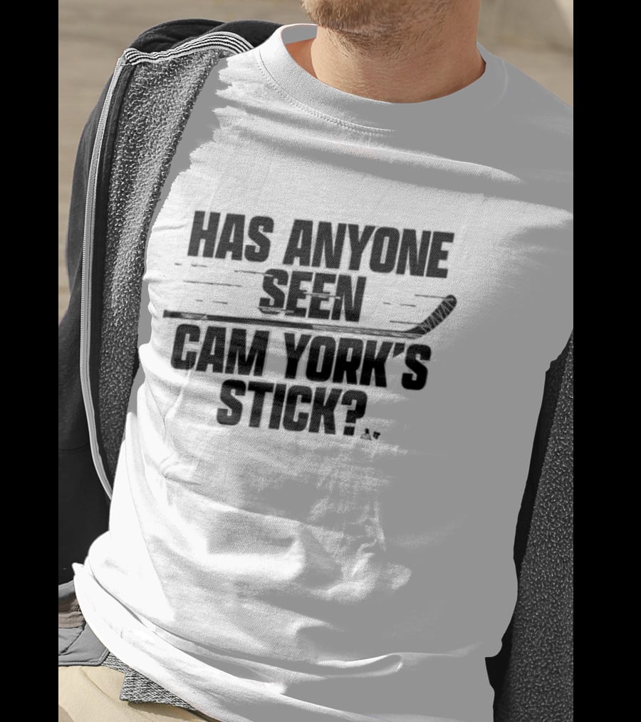 Has Anyone Seen Cam York's Stick Fun Hockey Question T-Shirt