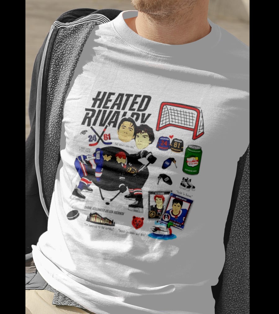 Heated Rivalry 24 Vs 81 Shane Hollander Ilya Rozanov Hockey Showdown Iconic Duel T-Shirt