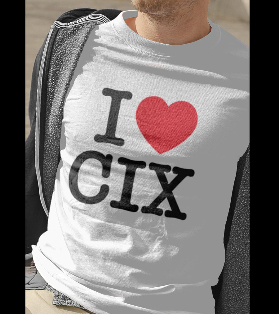 I Love CIX Fan Merchandise With Heart T-Shirt