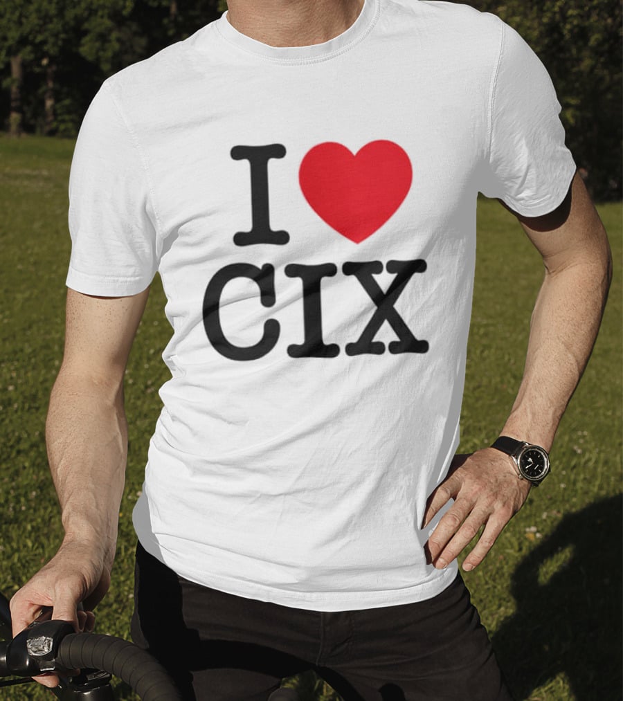 I Love CIX Fan Merchandise With Heart T-Shirt