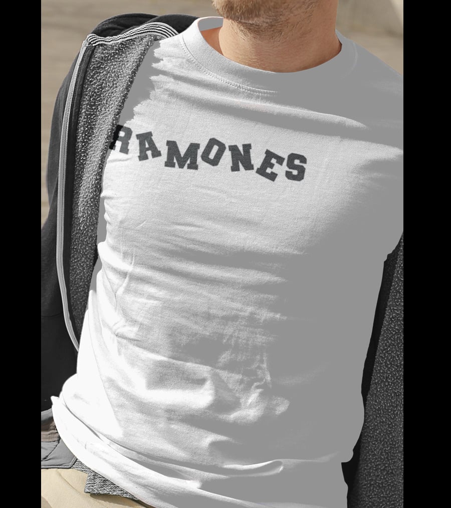 Ramones Official Band Name T-Shirt