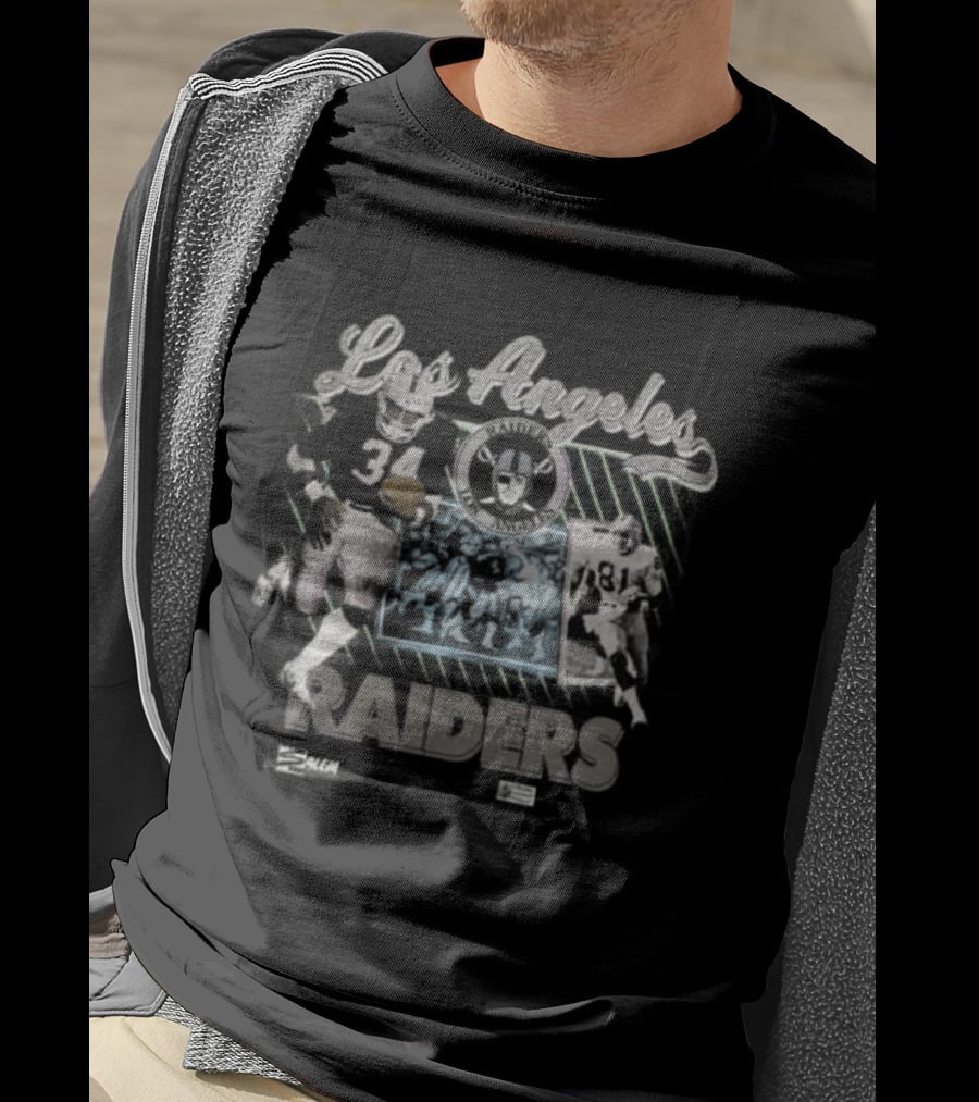 Los Angeles Raiders Bo Jackson Tim Brown 1990 T-Shirt