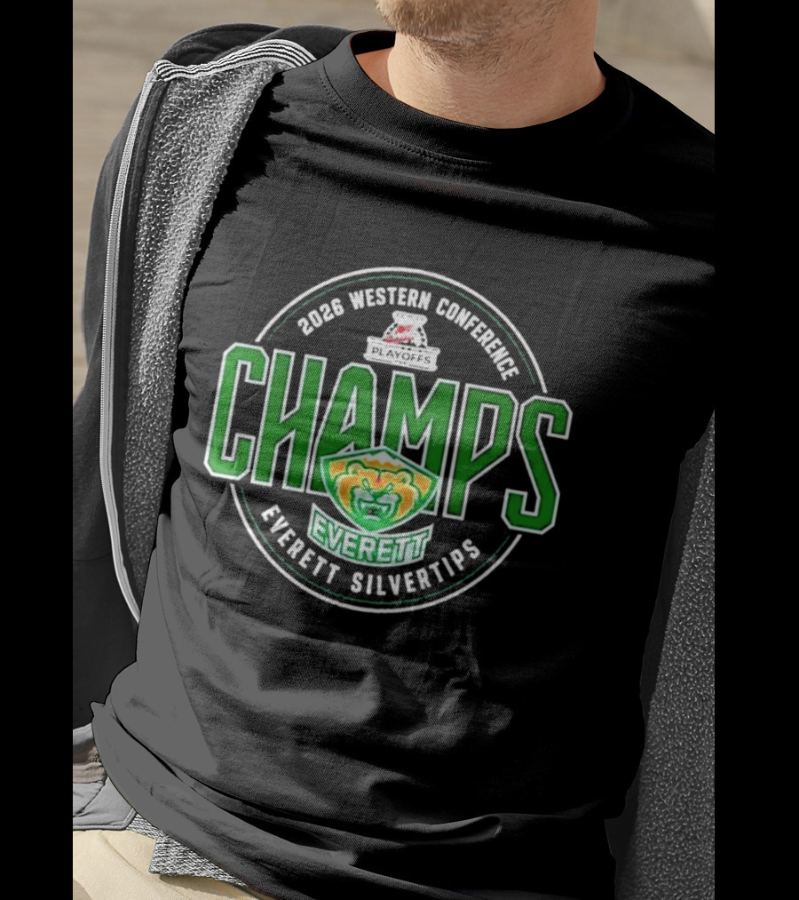 2026 Western Conference Champs Everett Silvertips T-Shirt