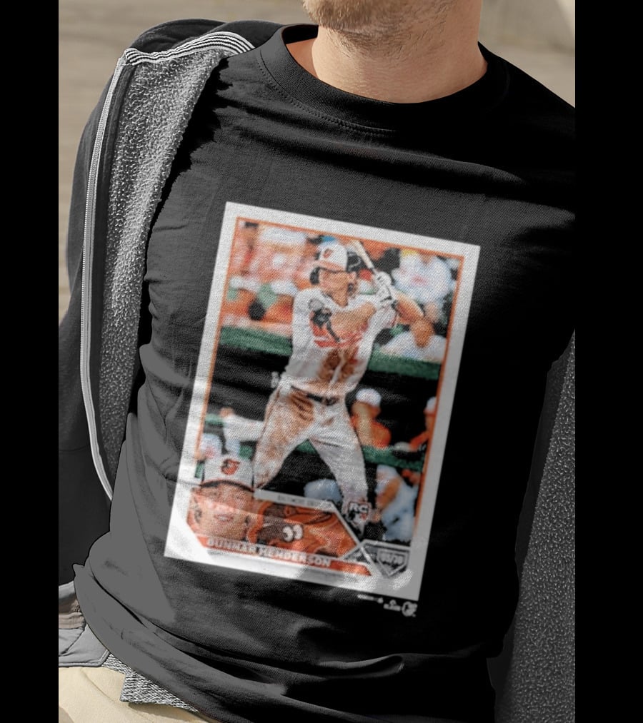 Baltimore Orioles Gunnar Henderson 2026 Rookie Card T-Shirt