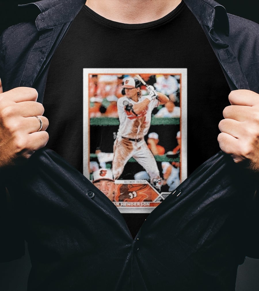 Baltimore Orioles Gunnar Henderson 2026 Rookie Card T-Shirt