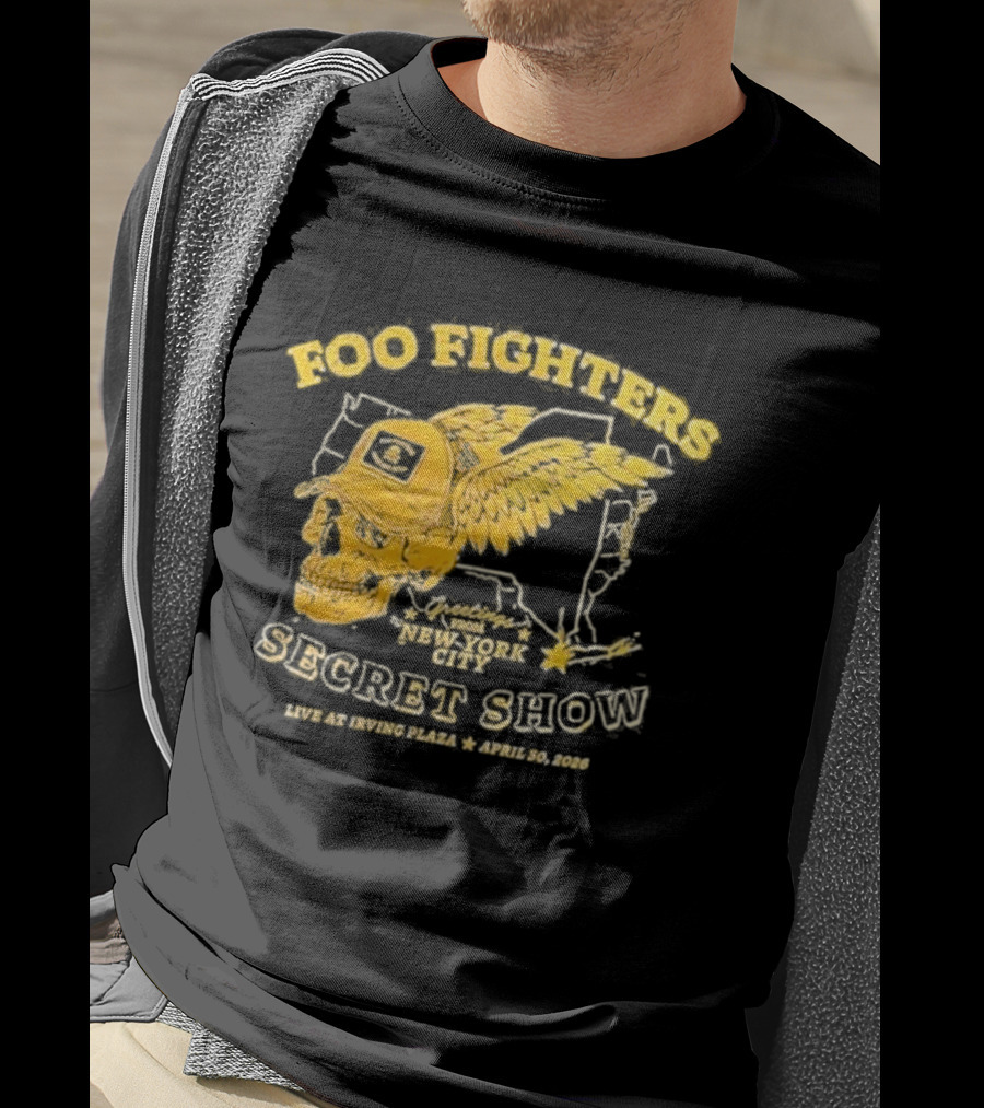 Foo Fighters Secret Show New York City Live At Irving Plaza April 30 2026 T-Shirt