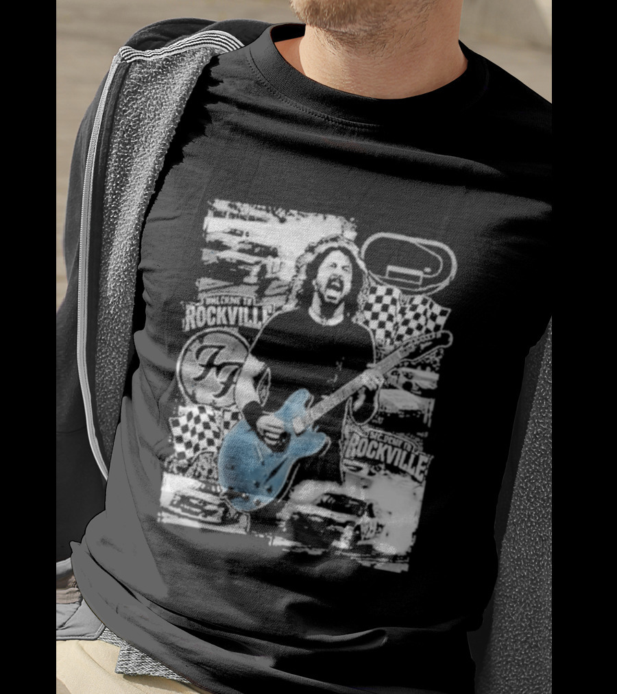 Foo Fighters Welcome To Rockville 2026 May 8 Daytona International Speedway NASCAR Daytona 500 T-Shirt