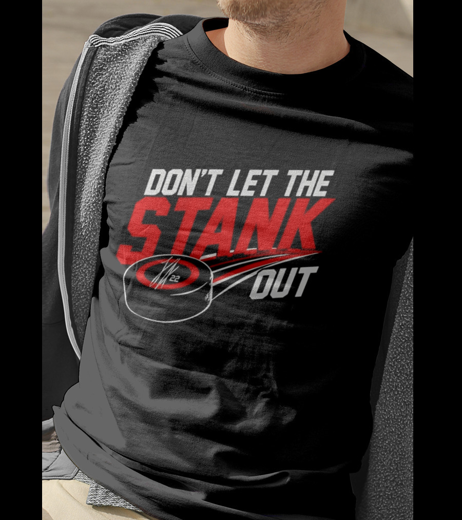 Carolina Hurricanes Don't Let The Stank Out Logan Stankhoven Hockey Phrase T-Shirt
