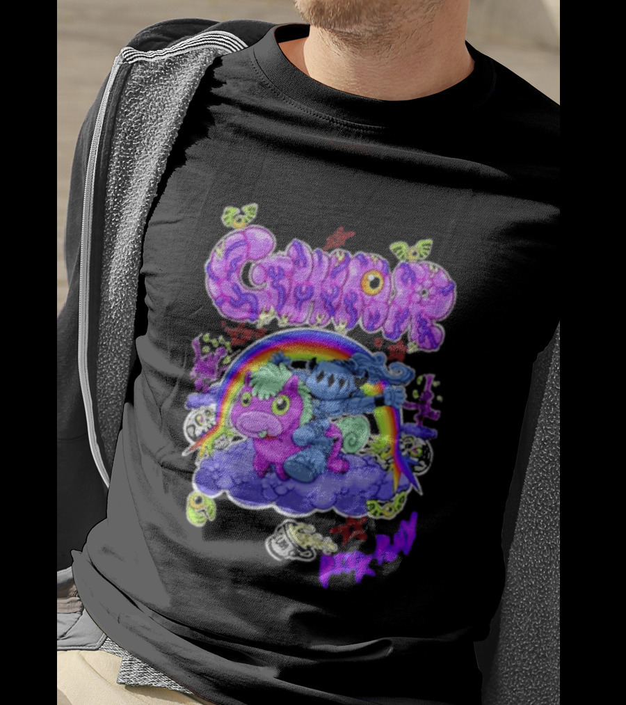 Gwar Pink Pony Club Rainbow Fantasy Adventure T-Shirt