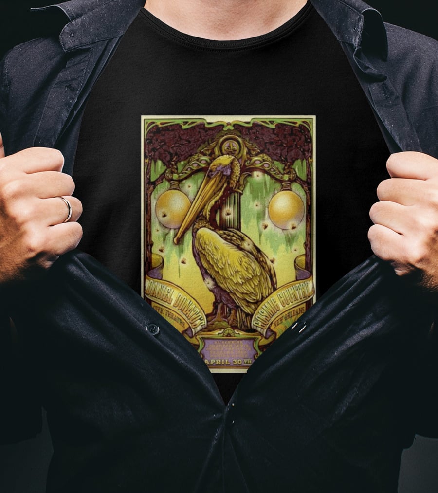 Daniel Donato's Cosmic Country Pelican Civic Theatre April 30 New Orleans 2026 T-Shirt