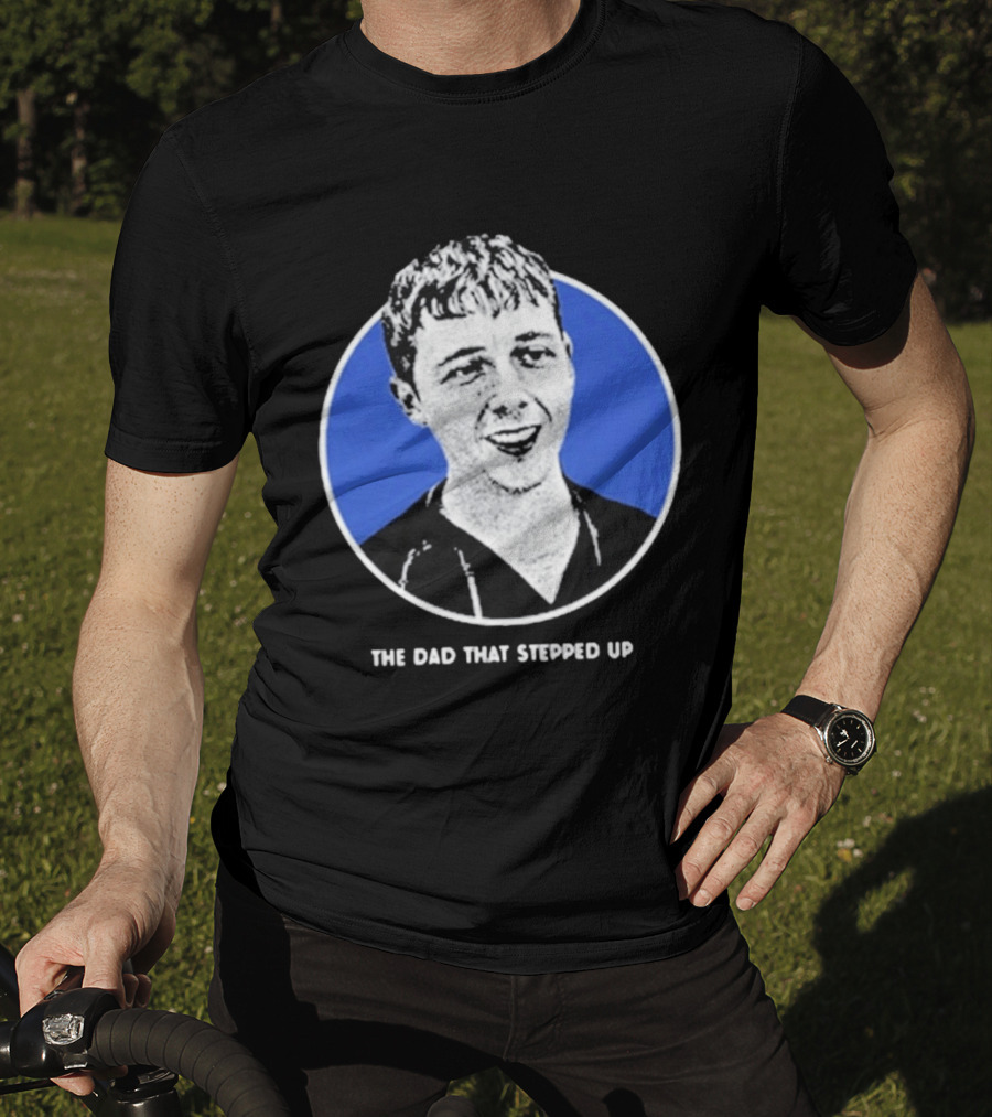Huckleberry Finn The Dad That Stepped Up Vintage Style Circle T-Shirt