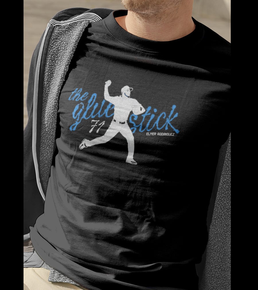 Elmer Rodriguez The Glue Stick 71 New York Yankees T-Shirt