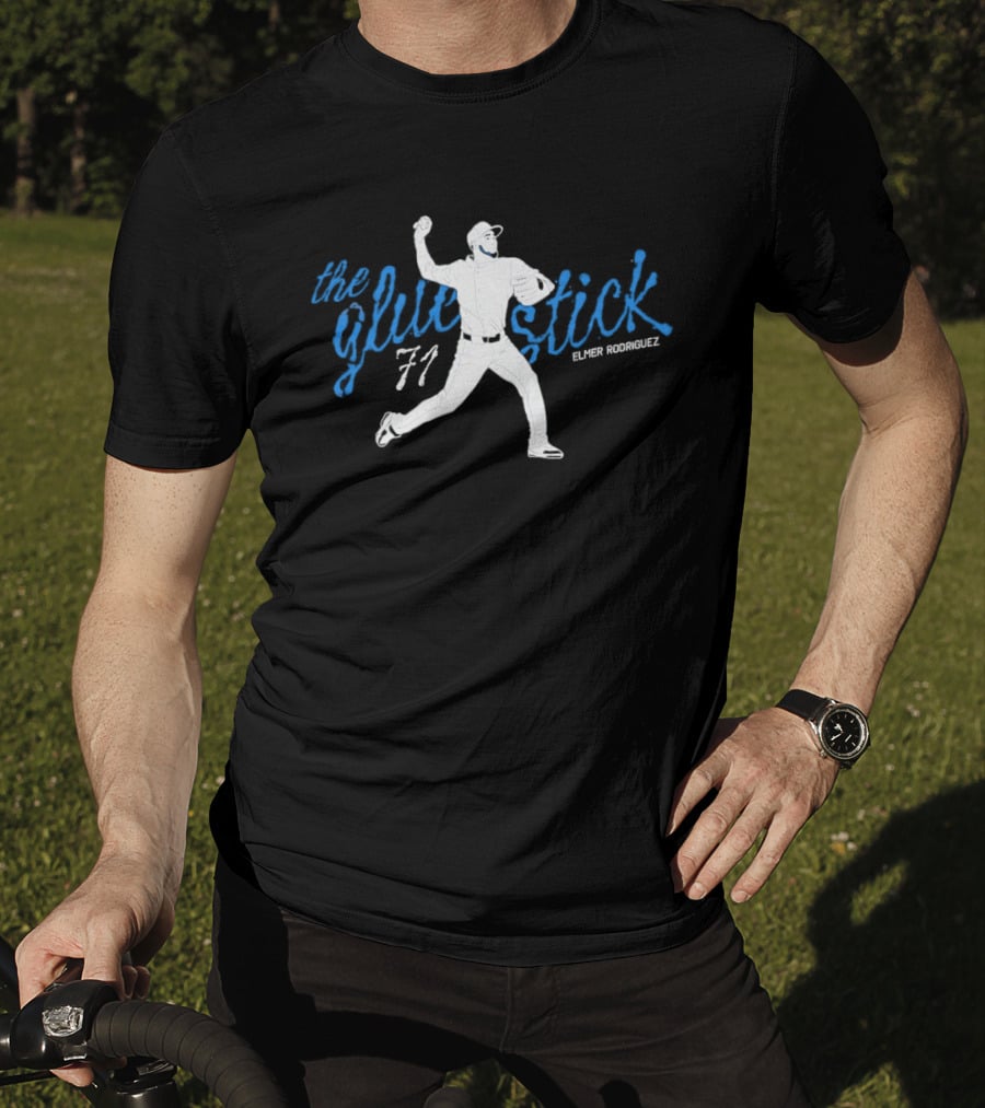 Elmer Rodriguez The Glue Stick 71 New York Yankees T-Shirt